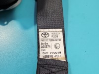 Pas bezpieczeństwa tył lewy Europejska, PASY TYŁ LEWY PRAWY Z ZAPIĘCIAMI Toyota Auris II 73360-02750