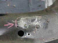 WÓZEK KOŁYSKA TRAWERS Sanki Belka silnika Mercedes CLS II C218 W218 218 4.7 V8 278922