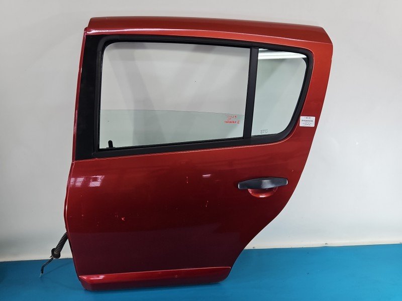 Drzwi tył lewe Dacia Sandero I 08-12 HB 5d bordowy TEB76
