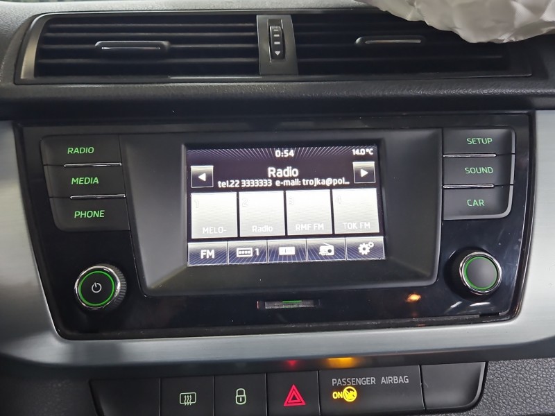 Radio fabryczne Skoda Fabia III 6V0035871 radioodtwarzacz