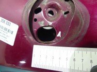 DRZWI PRZÓD LEWE KIEROWCY Ford Fiesta Mk7 3d bordowy M9