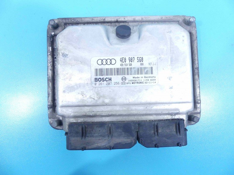 Komputer zestaw Audi A8 D3 4E0907560, 0261207256 4.2 V8