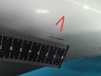 Błotnik przód prawy Mazda 6 I GG srebrny 25H