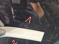 Błotnik przód prawy Mercedes W212 czarny 040U