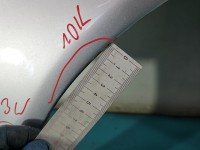 Błotnik przód prawy Audi A6 C5 srebrny LY7W