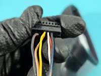 Lusterko lewe Vw Jetta VI elektryczny, Europejska, Kod lakieru: LA7W, Rysy, odpryski, 6pin europa