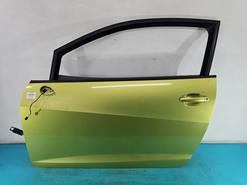 Drzwi przód lewe Seat Ibiza IV 6J 3d seledynowy LS1T