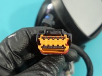 Lusterko prawe Peugeot 508 I Europa /składane elektrycznie / 10+2pin / Rysy na szkle oraz dolnej obudowie europa