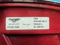 Lampa tył lewa błotnika Bentley Continental I 05-13 sedan EUROPA 3W5945095G