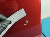 Drzwi tył prawe Dacia Sandero I 08-12 HB 5d bordowy TEB76