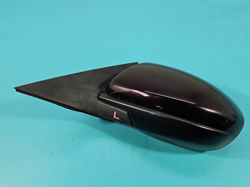 Lusterko lewe Mazda 6 II GH Rysy. Regulowane i składane elektrycznie. 7pin KOLOR 28W europa