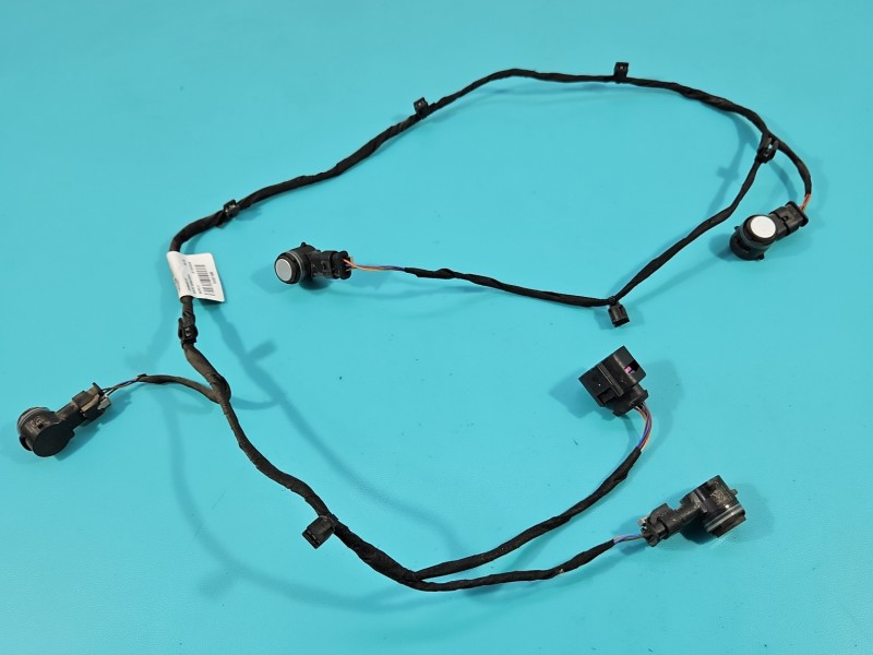 Wiązka zderzaka tył z czujnikami KOD KOLORU La7w Skoda Fabia IV Instalacja pdc 5Q0919275B, 6VE971065