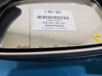 Lusterko lewe Skoda Fabia I 9201 malowana, elektryczny, 5pin .zabarwienia na szkle. Rysy europa