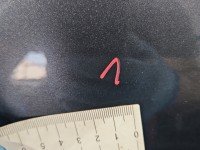 Drzwi tył lewe Mercedes W212 kombi 5d grafitowy 755