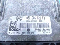 Komputer zestaw Vw Passat B6 03G906021FB, 0281013086 1.9 tdi