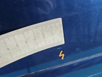 Drzwi tył prawe Audi A3 8P HB 5d niebieski LZ5C