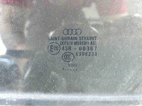 Szyba drzwi tył prawa Audi A8 D3