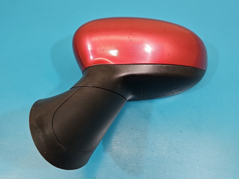 Lusterko lewe Fiat 500 07-20 415/B malowana, elektryczny, Europejska, 5pin .schodzi lakier bezbarwny rysy kod lakieru...