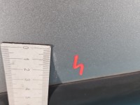 DRZWI PRZÓD LEWE KIEROWCY Ford Fiesta Mk6 3d srebrny