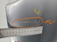 Maska przednia Mercedes W203 srebrny