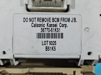 Sterownik moduł komfortu Suzuki Splash 36770-51K51 Suzuki, BCM