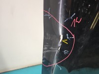 Maska przednia Mercedes W212 czarny 040U