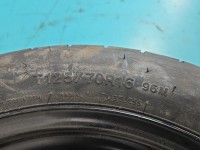 Koło zapasowe 16" dojazdowe dojazdówka Vw Scirocco III 08- Rozstaw śrub: 5x112, Hankook, 125 mm, Profil opony: 70,...