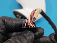 Lusterko lewe Porsche Panamera I 970 elektryczny, Europejska, Kod lakieru: LC9A, 14 pin składane elektrycznie, rysy na...