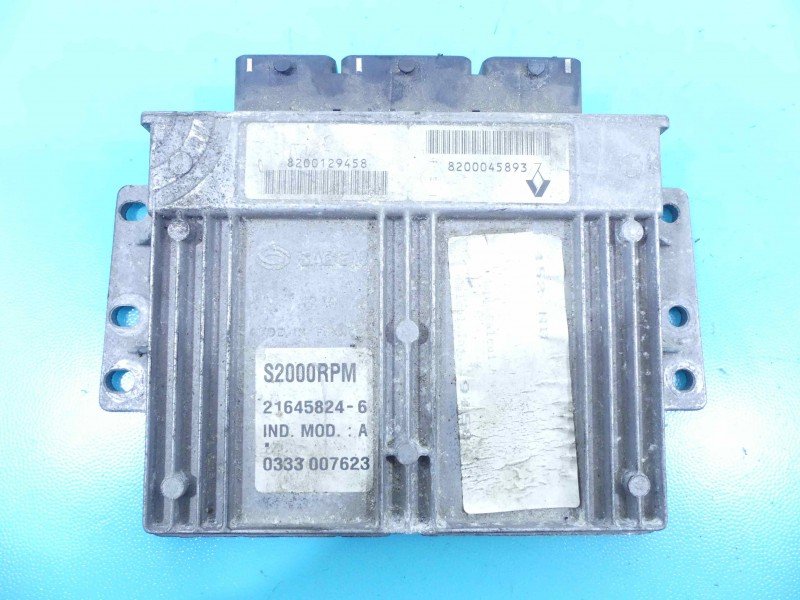 Komputer zestaw Renault Laguna II 8200129458, 8200045893 1.8 16v