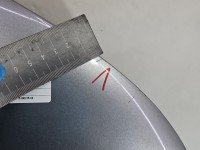Maska przednia Subaru Forester III SH 08-13 srebrny C6Z