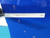 DRZWI PRZÓD PRAWE PASAŻERA Skoda Fabia II 5d niebieski 4590