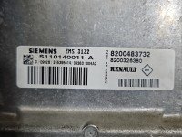 Komputer Sterownik silnika S110140011A, 8200483732 Dacia Logan I 05-14 1.6 8V wiel