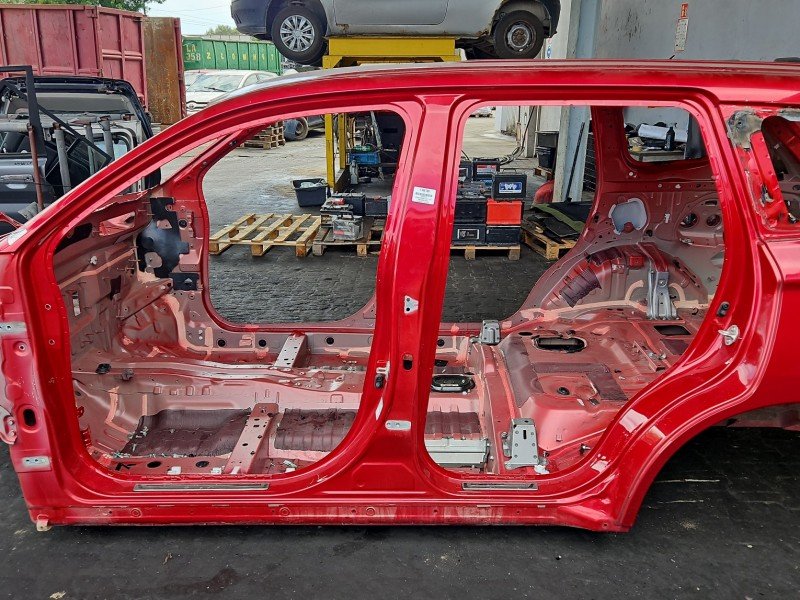 Próg lewy SŁUPEK ŚRODKOWY B Mitsubishi Outlander III 12- HB 5d Bordowy P62