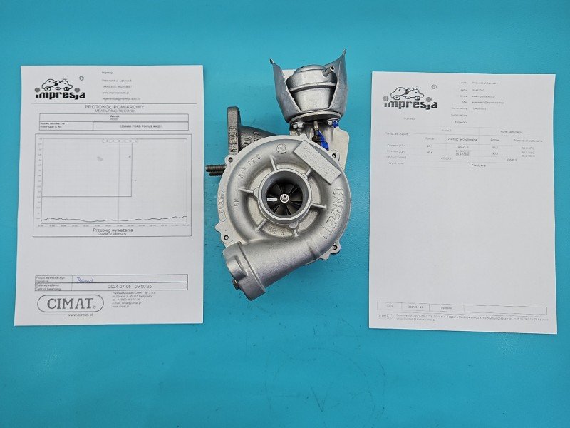 Turbosprężarka Regenerowana Ford Focus Mk2 753420-3, GT1544V, 9657248690 1.6 tdci 109KM