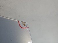 Maska przednia Renault Megane I srebrny MV632