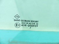 Szyba drzwi przód prawa Renault Kangoo I HB