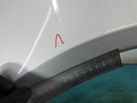 Błotnik przód lewy Mitsubishi Colt Z30 VI 04- srebrny 21H