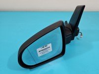 Lusterko lewe pin Mitsubishi Colt Z30 VI 04- HB 5d kolor niebieski europa