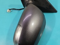 Lusterko lewe Toyota Corolla E15 elektryczny, Europejska, Kod lakieru: 1G3, elektrycznie składane, przetarcie na kierunku,...