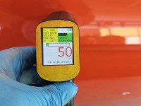 DRZWI PRZÓD PRAWE PASAŻERA Opel Corsa F 5d pomarańczowy KVH