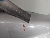 Błotnik przód prawy Hyundai Terracan srebrny YK