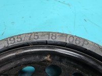 Koło zapasowe 18" dojazdowe dojazdówka AUDI Q5 08- Rozstaw śrub: 5x112, Vredestein, 195/75 18 106P JET36 VREDESTEIN