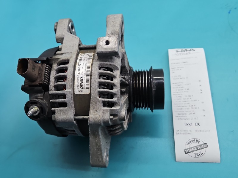 TEST Alternator Toyota Auris II 1.6 16V 27060-0T360