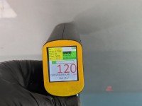 Drzwi tył lewe Ford Fiesta Mk6 HB 5d srebrny 62
