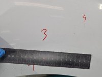 Błotnik przód prawy Opel Combo D biały 249