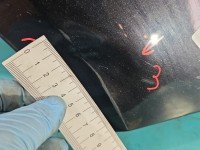 Błotnik przód prawy Skoda Roomster czarny LF9R