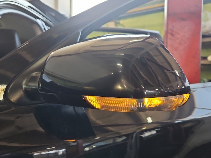 Lusterko lewe pin Skoda Octavia II kombi czarny 9910 5d europa