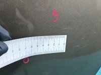 Drzwi tył lewe Ford Fiesta Mk7 HB 5d złoty