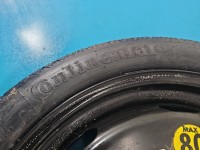 Koło zapasowe 16" dojazdowe dojazdówka Audi A3 8P Rozstaw śrub: 5x112, Continental, 125 mm, Profil opony: 70, IMPRK1555049,...