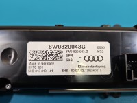 Konsola panel nawiewu Audi A5 F5 8W0820043G, 5HB013310-41
